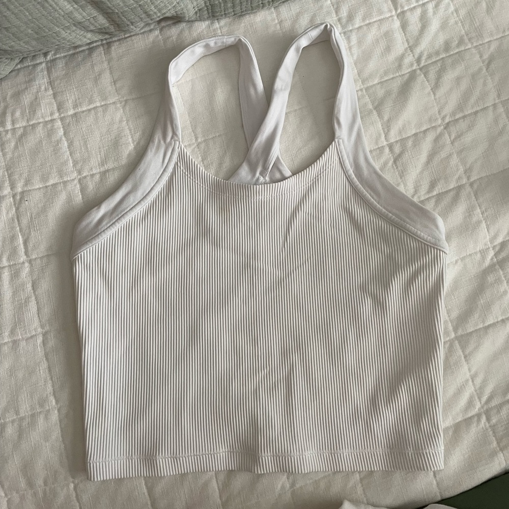 Athleta Ribbed Crop Top